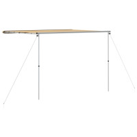 Produktbild för Husvagnsmarkis 3x2,5x2,15 m beige