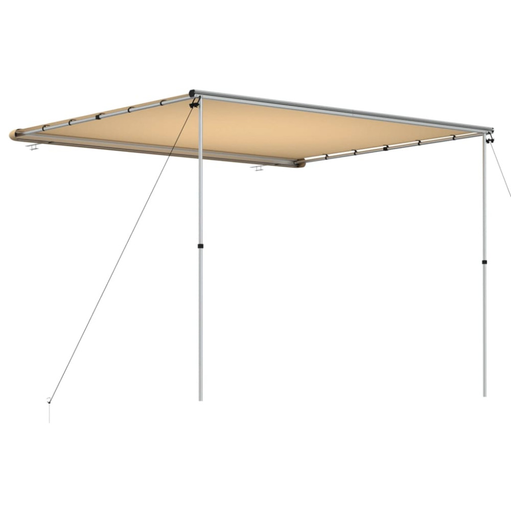 Produktbild för Husvagnsmarkis 3x2,5x2,15 m beige