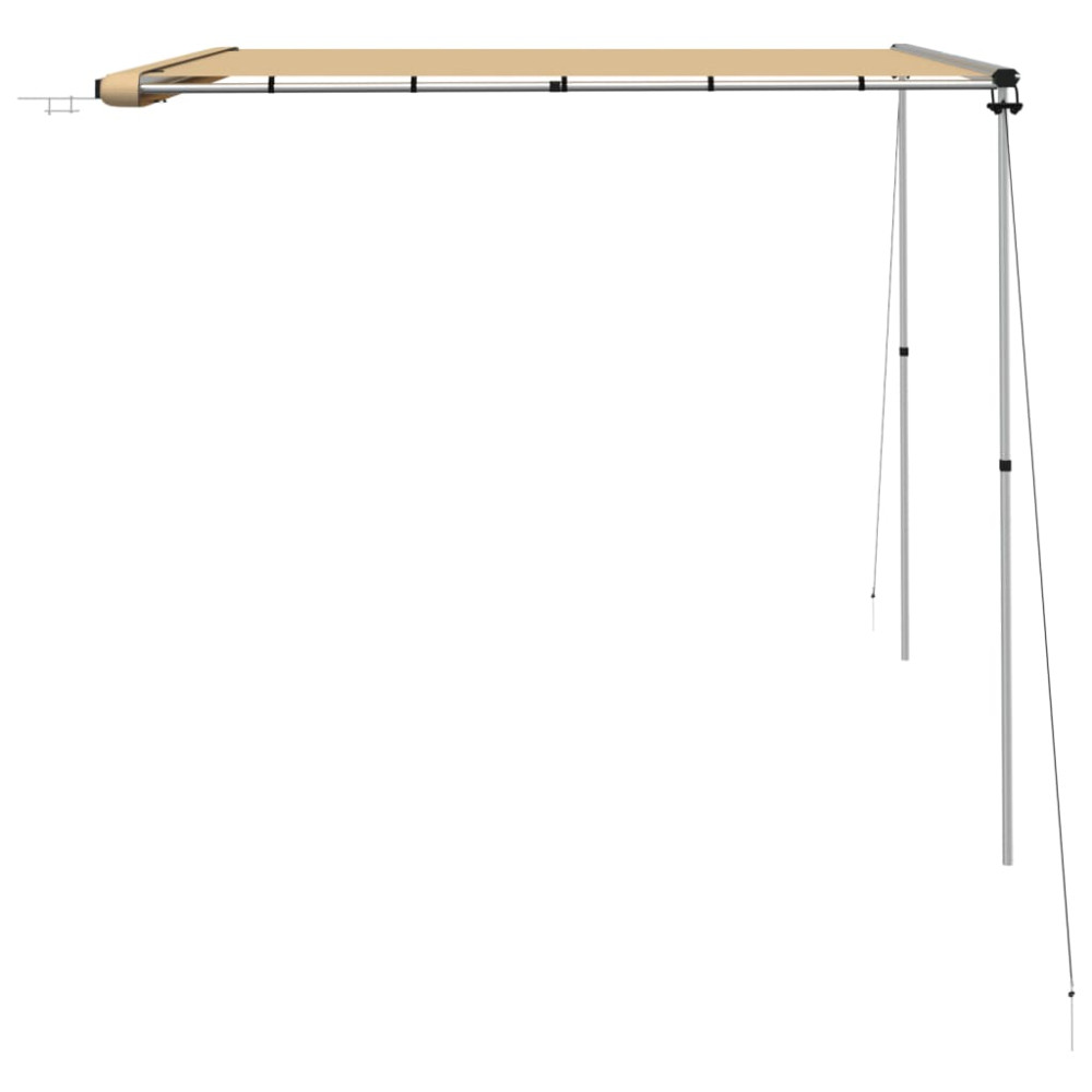 Produktbild för Husvagnsmarkis 3x2,5x2,15 m beige