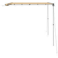 Produktbild för Husvagnsmarkis 3x2,5x2,15 m beige