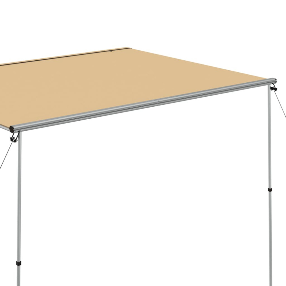 Produktbild för Husvagnsmarkis 3x2,5x2,15 m beige