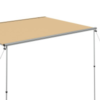 Produktbild för Husvagnsmarkis 3x2,5x2,15 m beige