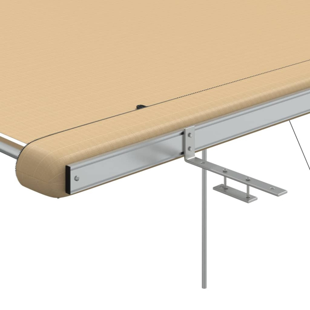 Produktbild för Husvagnsmarkis 3x2,5x2,15 m beige