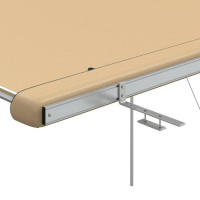 Produktbild för Husvagnsmarkis 3x2,5x2,15 m beige