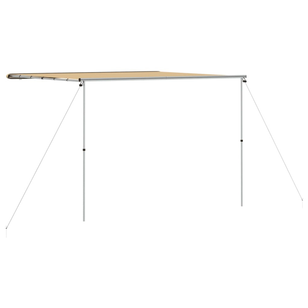 Produktbild för Husvagnsmarkis 3x3x2,15 m beige