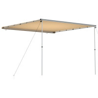 Produktbild för Husvagnsmarkis 3x3x2,15 m beige