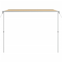 Produktbild för Husvagnsmarkis 3x3x2,15 m beige