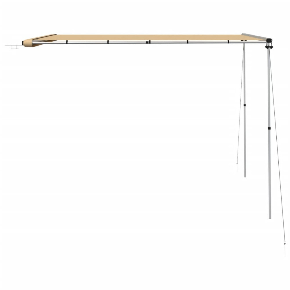 Produktbild för Husvagnsmarkis 3x3x2,15 m beige