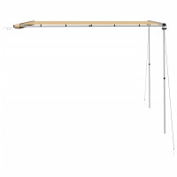 Produktbild för Husvagnsmarkis 3x3x2,15 m beige