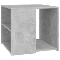 Produktbild för Sidobord betonggrå 50x50x45 cm konstruerat trä