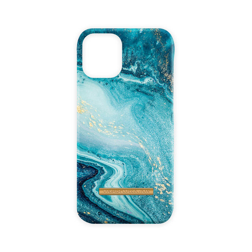 ONSALA COLLECTION Mobilskal Soft Blue Sea Marble iPhone 13 Mini