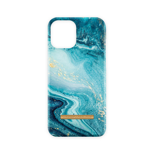 ONSALA COLLECTION Mobilskal Soft Blue Sea Marble iPhone 13 Pro