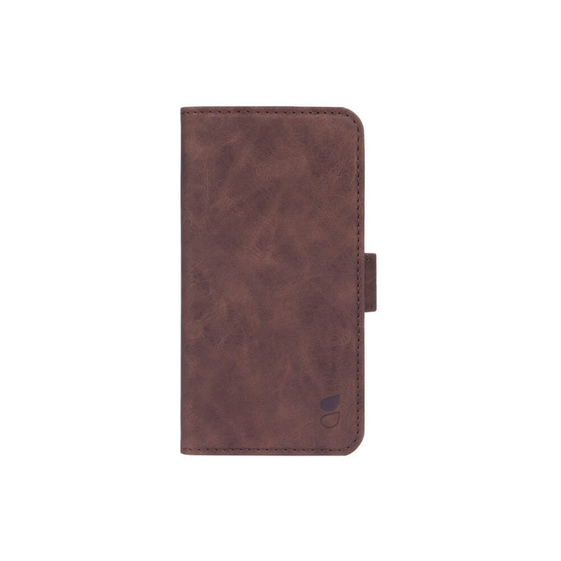 Produktbild för Mobile Wallet Brown Nubuck PU iPhone 11