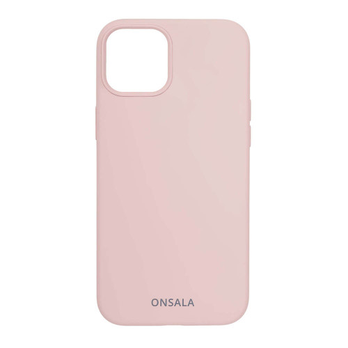 ONSALA Mobilskal Silikon Sand Pink iPhone 13