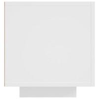 Miniatyr av produktbild för TV-bänk med LED-belysning vit 160x35x40 cm
