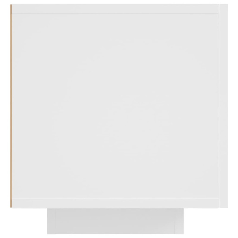 Produktbild för TV-bänk med LED-belysning vit 160x35x40 cm