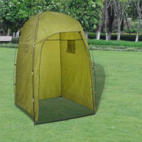Miniatyr av produktbild för Portabel campingtoalett med tält 10+10 L