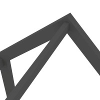 Produktbild för Barnsäng med låda mörkgrå massiv furu 90x200 cm