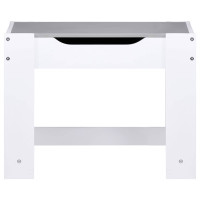 Produktbild för Barnbord med 2 stolar vit MDF