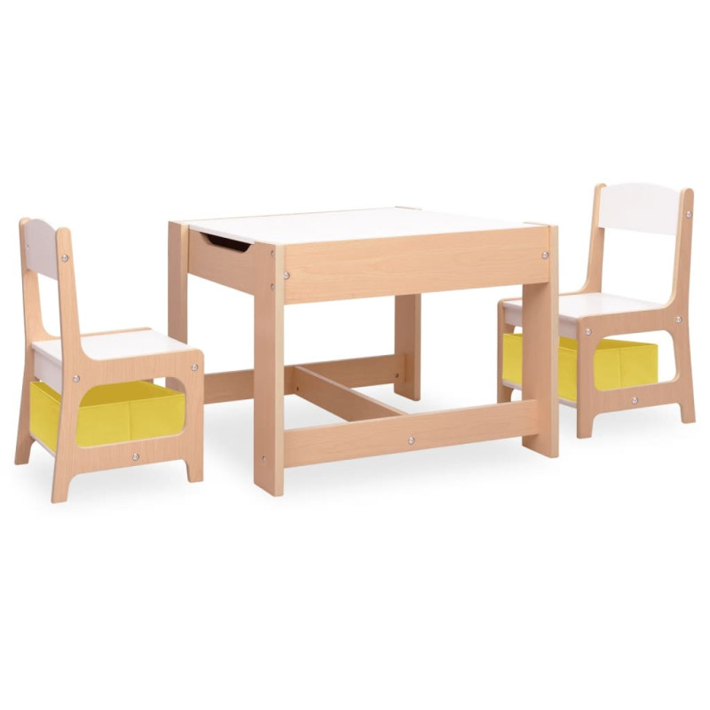 Produktbild för Barnbord med 2 stolar MDF