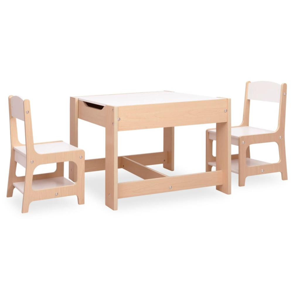 Produktbild för Barnbord med 2 stolar MDF