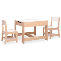 Produktbild för Barnbord med 2 stolar MDF