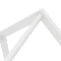 Produktbild för Barnsäng med låda vit massiv furu 70x140 cm