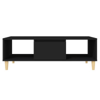 Miniatyr av produktbild för Soffbord svart 103,5x60x35 cm spånskiva