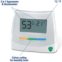 Miniatyr av produktbild för 2 in 1 Hygrometer & Termometer V70