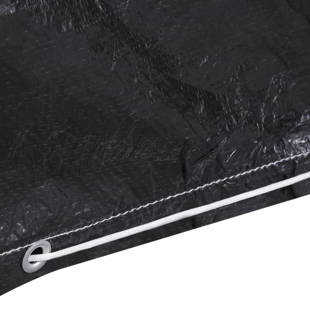 Produktbild för Överdrag för trädgårdsmöbler 2 st L-formade 250x250x90 cm