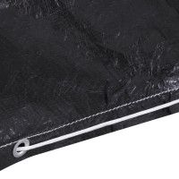 Produktbild för Överdrag för trädgårdsmöbler 2 st L-formade 250x250x90 cm