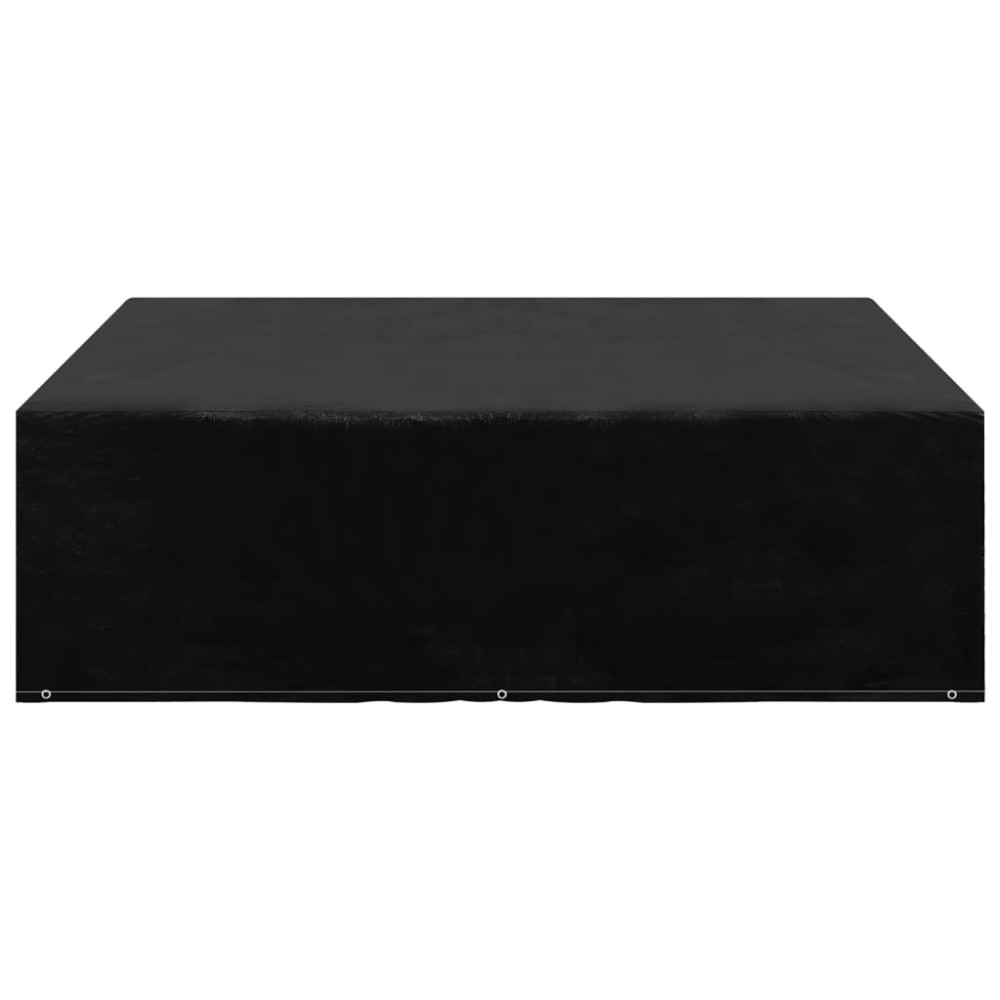 Produktbild för Överdrag för trädgårdsmöbler 2 st 8 öljetter 200x200x70 cm