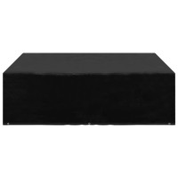 Produktbild för Överdrag för trädgårdsmöbler 2 st 8 öljetter 200x200x70 cm