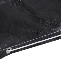 Produktbild för Överdrag för trädgårdsmöbler 2 st 12 öljetter 250x250x70 cm