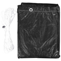 Produktbild för Överdrag för trädgårdsmöbler 2 st 12 öljetter 325x205x70 cm