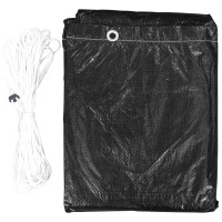 Produktbild för Överdrag för trädgårdsmöbler 2 st 10 öljetter 205x90 cm