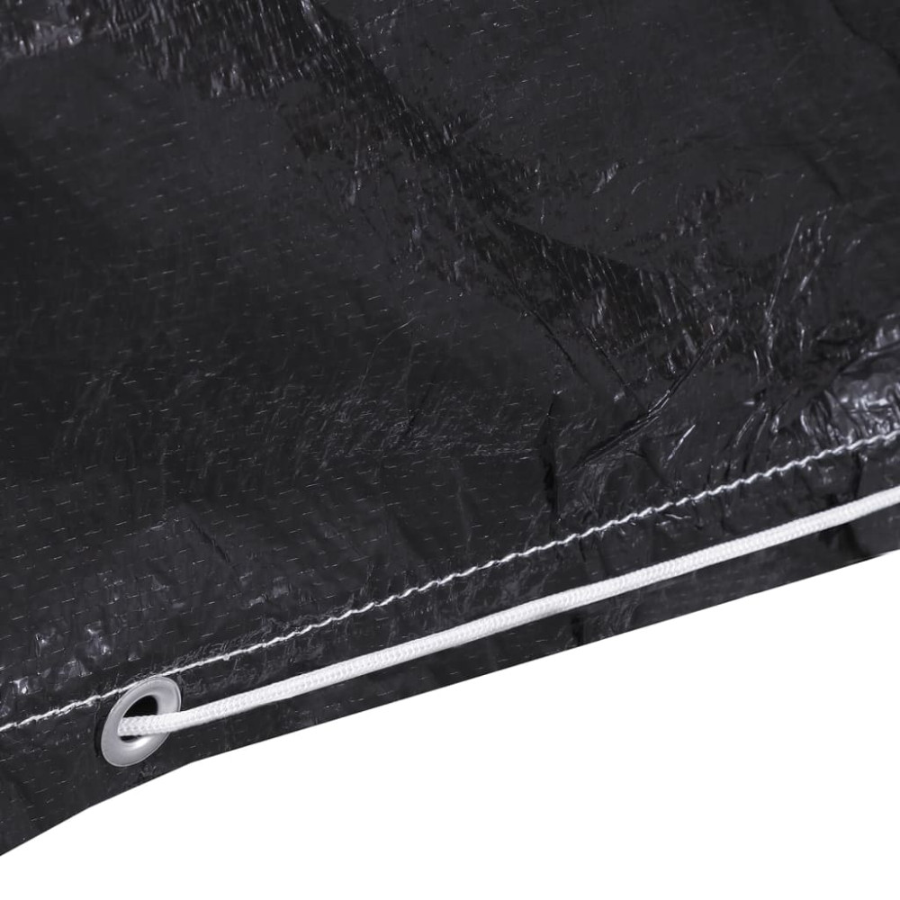 Produktbild för Överdrag för trädgårdsmöbler 2 st 10 öljetter 205x90 cm