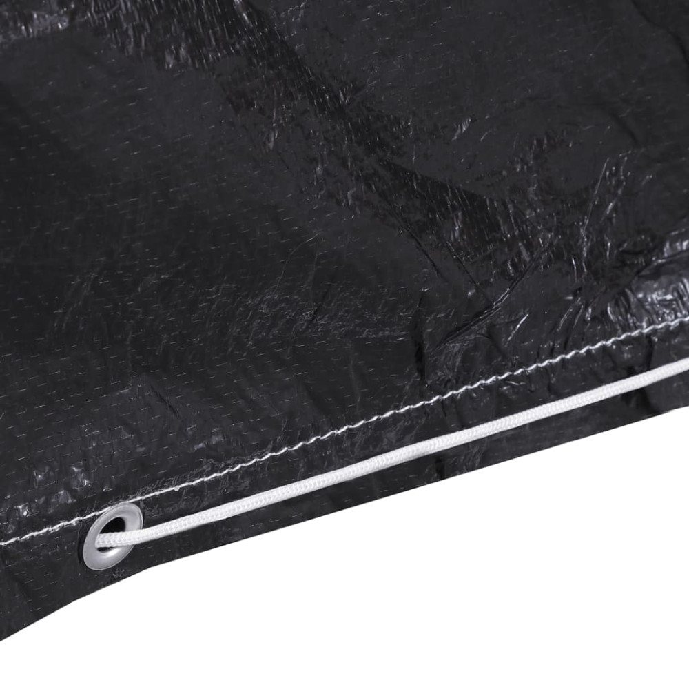 Produktbild för Överdrag för trädgårdsmöbler 2 st 7 öljetter 225x143x90 cm