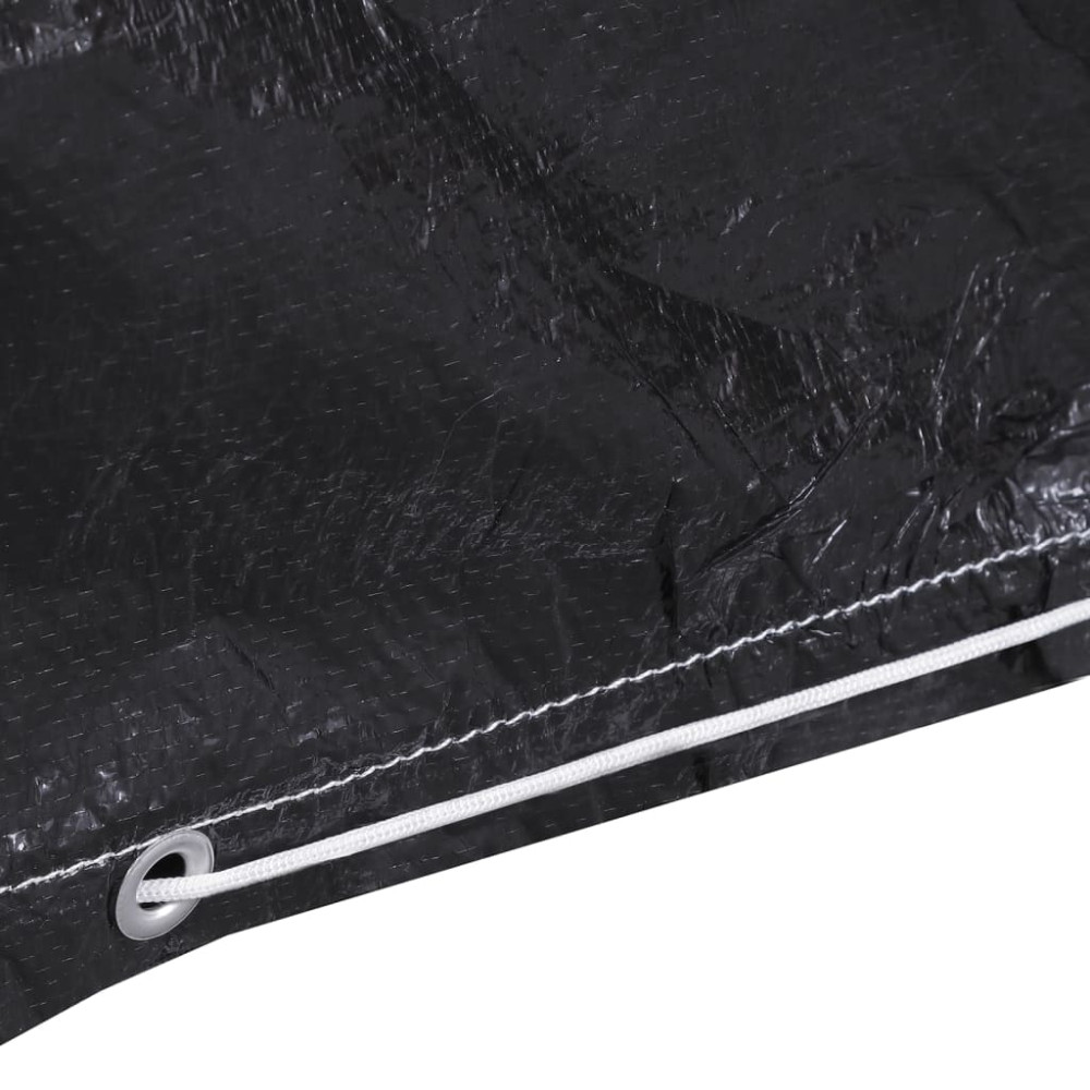 Produktbild för Överdrag för trädgårdsmöbler 2 st 12 öljetter 325x205x90 cm