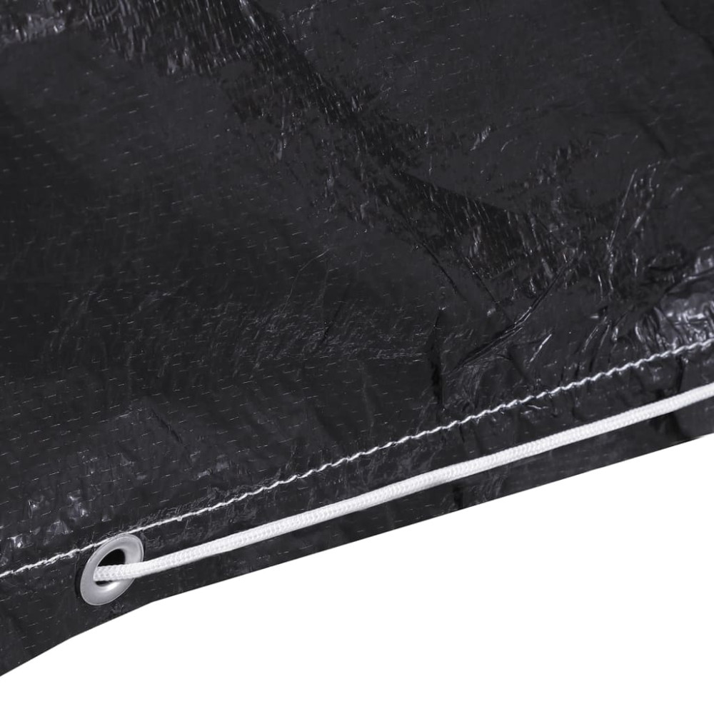 Produktbild för Hammockskydd 2 delar 10 öljetter 2 dragkedjor 255x145x170 cm