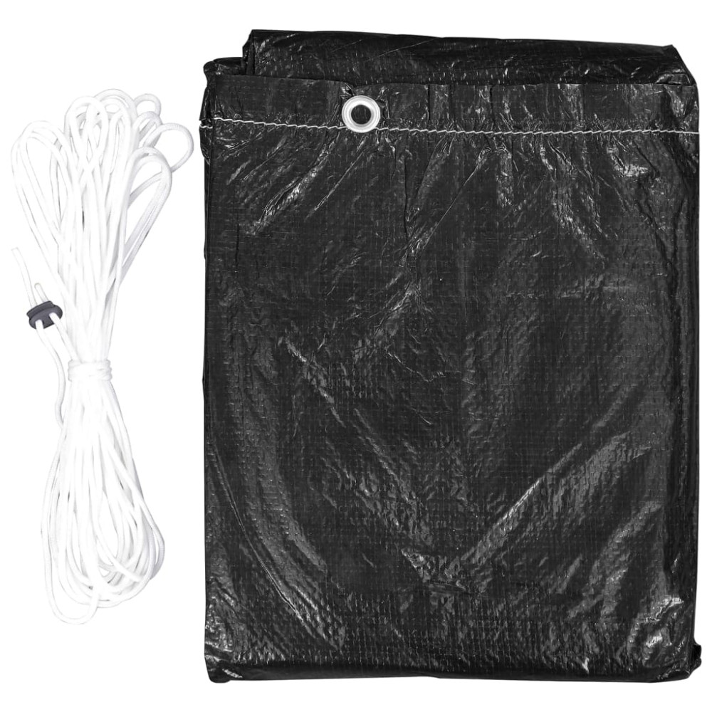 Produktbild för Hammockskydd 2 st 6 öljetter 185x117x170 cm