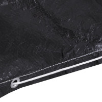 Produktbild för Överdrag för trädgårdsmöbler 2 st 6 öljetter 160x80x75 cm
