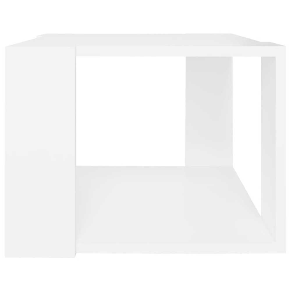 Produktbild för Soffbord vit 40x40x30 cm konstruerat trä