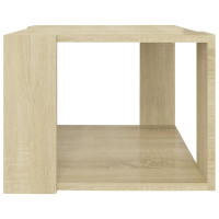 Produktbild för Soffbord sonoma-ek 40x40x30 cm konstruerat trä