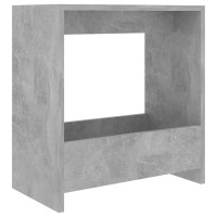 Produktbild för Sidobord betonggrå 50x26x50 cm konstruerat trä