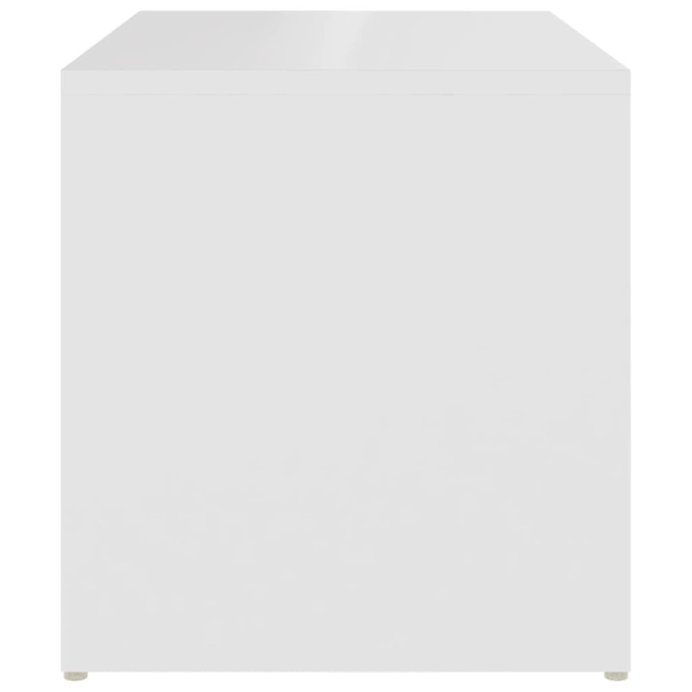 Produktbild för Sidobord vit 59x36x38 cm konstruerat trä