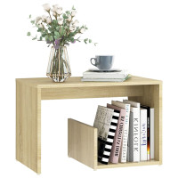 Produktbild för Sidobord sonoma-ek 59x36x38 cm konstruerat trä