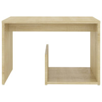 Produktbild för Sidobord sonoma-ek 59x36x38 cm konstruerat trä