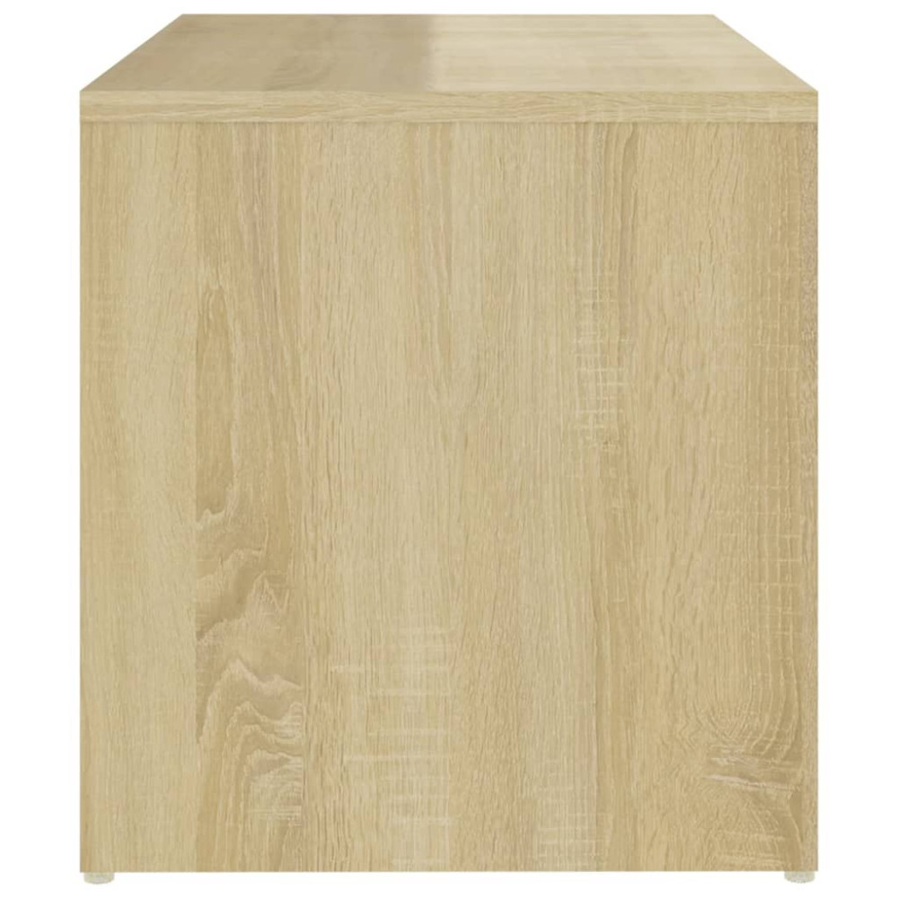 Produktbild för Sidobord sonoma-ek 59x36x38 cm konstruerat trä