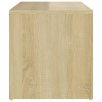 Produktbild för Sidobord sonoma-ek 59x36x38 cm konstruerat trä